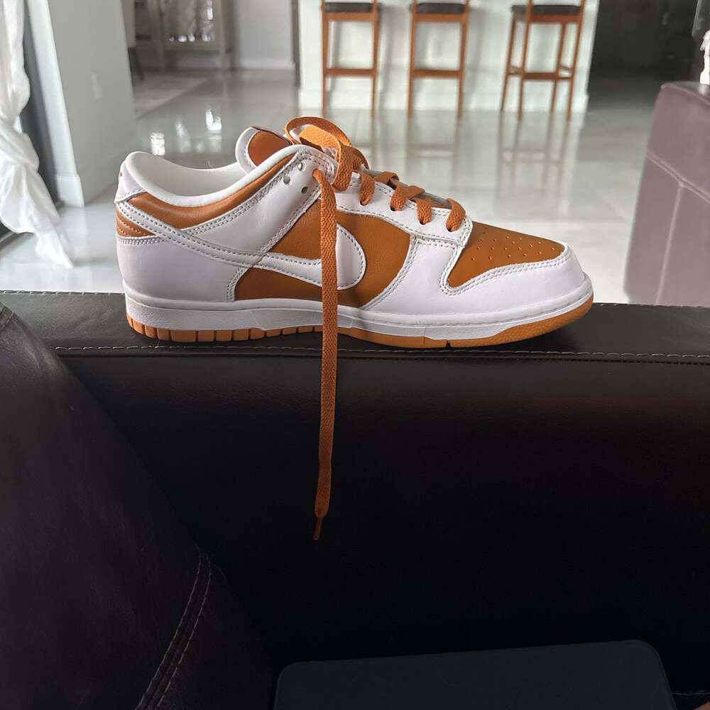 NIKE DUNK LOW QS DARK CURRY/WHITE